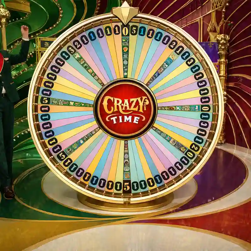 Crazy Time live casino game by Evolution Gaming
